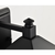 10.5 in. x 7 in. Outdoor Wall Sconce Fixture - Frosted Glass - Black Finish Thumbnail