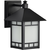 10.5 in. x 7 in. Outdoor Wall Sconce Fixture - Frosted Glass - Black Finish Thumbnail
