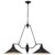 16 in. x 28 in. Pendant Fixture - Bronze Shade - Bronze Finish Thumbnail