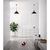 16.5 in. x 12 in. Pendant Fixture - Black Shade - Brass Finish Thumbnail