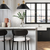 16.5 in. x 12 in. Pendant Fixture - Black Shade - Brass Finish Thumbnail