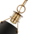 16.5 in. x 12 in. Pendant Fixture - Black Shade - Brass Finish Thumbnail