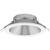 8 in. Reflector and Trim - Matte Silver Baffle with White Trim Thumbnail