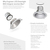 6 in. Reflector and Trim - Matte Silver Baffle with White Trim Thumbnail
