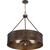 30 in. x 28 in. Pendant Fixture -  Weathered Brass Shade - Brass Finish Thumbnail