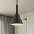 7.8 in. x 12.5 in. Pendant Fixture - Black Shade - Black Finish Thumbnail
