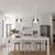 12 in. x 14.5 in. Pendant Fixture - White Shade - White Finish Thumbnail