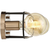 32 in. Vanity Light Fixture - 4-Light - Black and Brass Finish Thumbnail