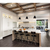 7 in. x 9.5 in. Pendant Fixture - Black Shade - Brass Finish Thumbnail