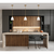 7 in. x 9.5 in. Pendant Fixture - White Shade - Brass Finish Thumbnail