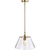 10 in. x 14 in. Pendant Fixture - Clear Glass - Brass Finish Thumbnail