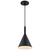 7.8 in. x 12.5 in. Pendant Fixture - Black Shade - Black Finish Thumbnail