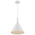 12 in. x 14.5 in. Pendant Fixture - White Shade - White Finish Thumbnail