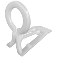 Premium C9 Flex Tuff Clips - For Gutters and Shingles - Tuff Shingle Clips, For Shingles, Holds C9 String Lights, Christmas Lite Co. Pack of 100, CLIP-10014