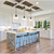15 in. x 14 in. Pendant Fixture - Clear Glass - Bronze Finish Thumbnail