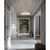 11 in. x 7 in. Wall Sconce Fixture - White Shade - Brass Finish Thumbnail