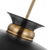 7.5 in. x 20 in. Pendant Fixture - Black Shade - Brass Finish Thumbnail