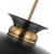 7.5 in. x 24 in. Pendant Fixture - Black Shade - Brass Finish Thumbnail