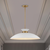 7.5 in. x 24 in. Pendant Fixture - White Shade - Brass Finish Thumbnail