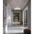 7.5 in. x 24 in. Pendant Fixture - White Shade - Brass Finish Thumbnail