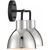 13.75 in. Vanity Light Fixture - 2-Light - Black and Nickel Finish Thumbnail