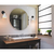 6 in. Vanity Light Fixture - 1-Light - White Shade - Black Finish Thumbnail