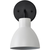 6 in. Vanity Light Fixture - 1-Light - White Shade - Black Finish Thumbnail