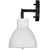 14 in. Vanity Light Fixture - 2-Light - White Shade - Black Finish Thumbnail