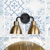 13.75 in. Vanity Light Fixture - 2-Light - Brass Shade - Black Finish Thumbnail