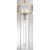 20 in. x 5 in. Pendant Fixture - Clear Glass - Brass Finish Thumbnail