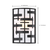 12 in. x 8 in. Wall Sconce Fixture - White Shade - Bronze Finish Thumbnail
