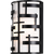 12 in. x 8 in. Wall Sconce Fixture - White Shade - Bronze Finish Thumbnail