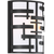 12 in. x 8 in. Wall Sconce Fixture - White Shade - Bronze Finish Thumbnail