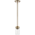 8.5 in. x 3.5 in. Pendant Fixture - Clear Glass - Brass Finish Thumbnail