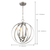 18 in. x 16 in. Pendant Chandelier Fixture - Nickel Finish Thumbnail