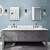 5 in. Vanity Light Fixture - 1-Light - Clear Glass - Black Finish Thumbnail