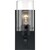 5 in. Vanity Light Fixture - 1-Light - Clear Glass - Black Finish Thumbnail