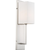 18 in. x 4.5 in. Wall Sconce Fixture - White Fabric Shade - Nickel Finish Thumbnail