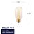 40 Watt - 135 Lumens - Incandescent Radio Style Vintage Light Bulb Thumbnail