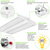 23,120 Lumens - 170 Watt - 5000 Kelvin - Linear LED High Bay Fixture with Emergency Backup Thumbnail