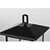 15 in. x 7.5 in. Post Top Fixture - Clear Glass - Black Finish Thumbnail