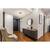 15 in. Flush Mount Ceiling Light Fixture - Clear Seeded Glass - Nickel Finish Thumbnail