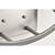 16 in. Vanity Light Fixture - 2-Light - Glass Shade - Nickel Finish Thumbnail