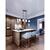 9 in. x 5 in. Pendant Fixture - Glass Shade - Bronze Finish Thumbnail