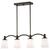 9 in. x 5 in. Pendant Fixture - Glass Shade - Bronze Finish Thumbnail