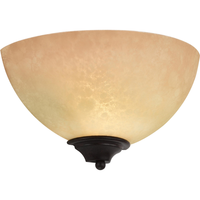 7 in. x 12 in. Wall Sconce Fixture - Tuscan Suede Glass - Bronze Finish - Tapas Collection - Uses (1) Incandescent or LED Bulb - Medium Base - 120 Volt - Nuvo 60-044