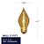 40 Watt - Spun Thread Satin Amber - Bent Tip - Incandescent Chandelier Bulb - 4.5 in. x 1.9 in. Thumbnail