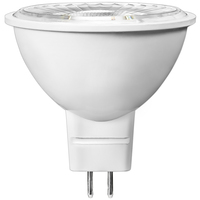 530 Lumens - 7 Watt - 2700 Kelvin - LED MR16 Lamp - 50 Watt Equal - 40 Deg. Flood - Soft White - 90 CRI - 12 Volt - PLT-13315