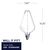 Natural Light - 4 Watt - 2200 Kelvin - LED Oversized Vintage Light Bulb - 15 in. x 8 in.  Thumbnail