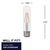 Natural Light - 500 Lumens - 5 Watt - 3000 Kelvin - LED T9 Tubular Bulb Thumbnail